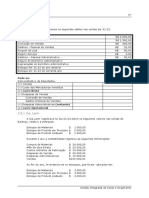 02 Gestão I. Custo e Orçamento - EXERCÍCIOS