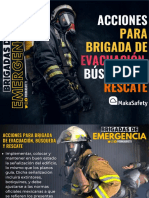 Brigadas de Emergencia - Acciones para Brigada de Evacuación, Búsqueda y Rescate