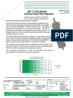 AR II-316 Series: 316 Stainless Steel Filter Regulator