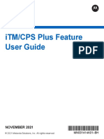 iTM/CPS Plus Feature User Guide: November 2021