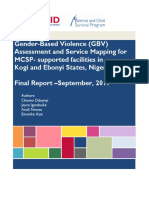 GBV Rapid Assessment Report