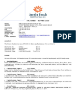 Amelia Beach Resort Spa Factsheet en