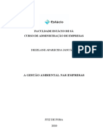 TCC - A Gestão Ambiental Nas Empresas