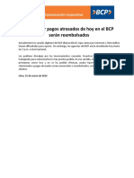 Comunicado BCP Pago Atrasados