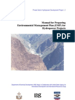 Manual For Preparing Environmental Management Plan