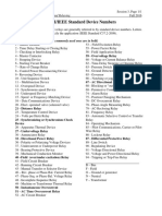 IEEE Standard Device Numbers