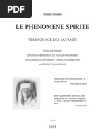 Le Phénomène Spirite