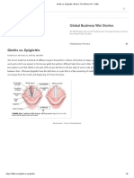 Glottis vs. Epiglottis - What Is The Difference - Diffzi