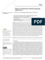 Six-DOF CFD Simulations of Underwater Vehicle Operating