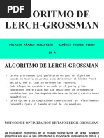 Algoritmo de Lerch Grossman - Polanco Añazgo - Ramírez Torres