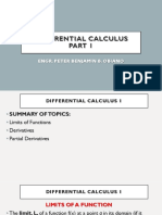 Differential Calculus Part 1 Notes