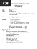 Faculty of Engineering, Assumption University: Power Electronics: Circuits, Devices, and Applications 3