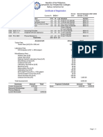 Certificate of Registration: Camarines Sur Polytechnic Colleges