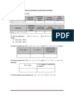 Polinomios e Identidades Notables Ejercicios 1