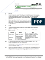 Design Criteria For Gaseous Oxygen Piping Systems 3PI60001: Ngineering Tandard