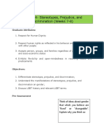 Chapter 4-Stereotypes, Prejudice, and Discrimination (Weeks 7-8)