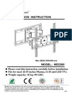 Mounting Dream Living Room TV Mount MD2380 Manual