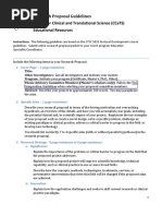 Center For Clinical and Translational Science Research Proposal