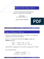 Algebraic Methods in Data Science: Lesson 3: Dan Garber