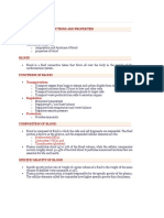 Veterinary Physiology BLOOD