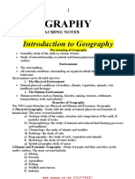 Form One Geography Notes