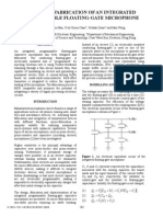 Design and Fabrication of An Integrated Programmable Floating-Gate Microphone