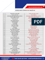 #1 - 0 A 100 5.000 Palavras Mais Usadas No Inglês