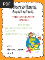 7mo Tareas Nivelación - CCSS - Semana 3