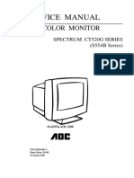 Service Manual: Color Monitor