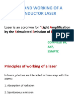 Principle and Working of A Semiconductor Laser