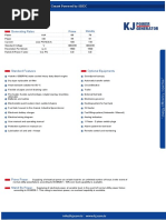 Diesel Genset Powered by SDEC: Generating Rates Prime