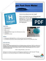 Hydrogen Fuel From Water - v2