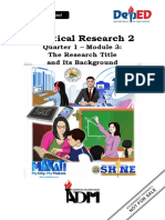 Practical Research Module 3 For Upload