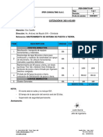 Cotizacion N°2021-163-009 - Siderperu - S.V Mantenimiento Sistema Puesta A Tierra