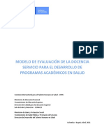 Propuesta Modelo de Evaluacion Docencia S Ervicio v120121 - Versión Final 030521