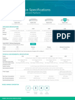 Rubrik Appliance Specifications: Rubrik Cloud Data Management Platform