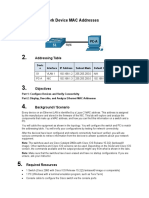 Lab - View Network Device MAC Addresses: Topology