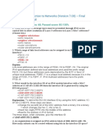 CCNA 1 Final Exam