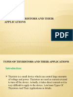 Types of Thyristors and Their Applications