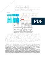 Polymer Chemistry and Materials