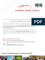 Creating A Healthy Health System