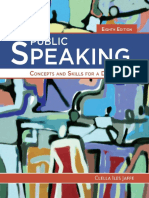 Public Speaking Concepts and Skills For A Diverse Society by Clella Jaffe