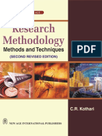 Research Methodology C R Kothari