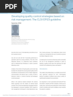 Developing Quality Control Strategies Based On Risk Management The CLSI EP23 Guideline