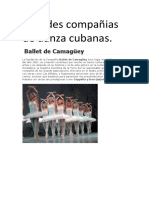 Grandes Compañias de Danza Cubanas