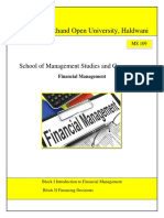 Financial Management by Uttarakhand Open University