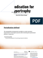 Periodisation For Hypertrophy