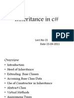 Inheritance in C#