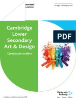 Cambridge Lower Secondary Curriculum Outline Art Design