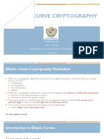 Elliptic Curve Cryptography: Presented By: Mrs. S J Patel Department of Computer Engineering, Nit, Surat